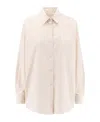 The Row Caster Shirt In Neutral