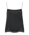 The Row Kilari Black Lingerie Top In Black