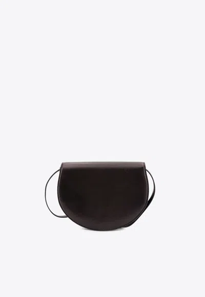The Row Canteen Leather Shoulder Bag