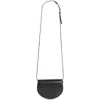 The Row Canteen Saddle Shoulder Bag In Napa Leather In Black Ans