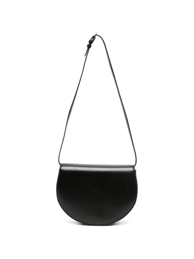 Pre-owned The Row Canteen Shoulder Bag In Black