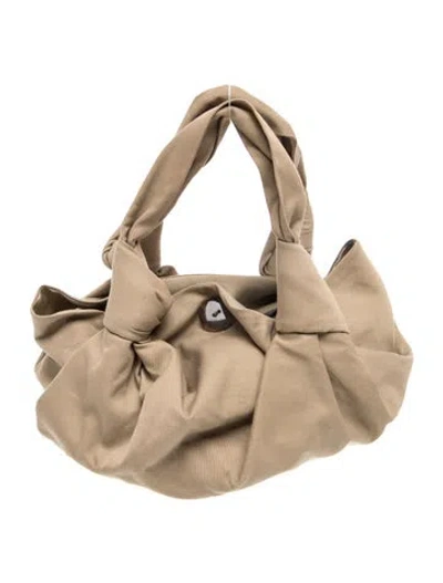 Pre-owned The Row Canvas Ascot In Neutral