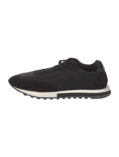 Pre-owned The Row Canvas Athletic Sneakers In Black