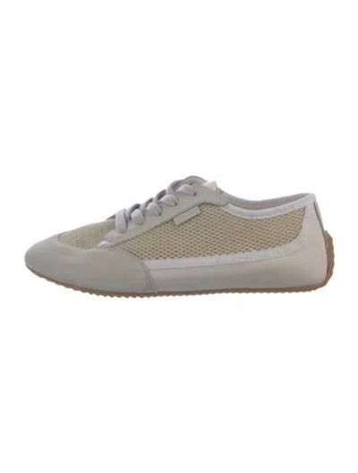Pre-owned The Row Canvas Colorblock Pattern Sneakers In Neutral