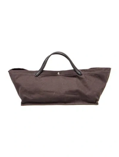 Pre-owned The Row Canvas Idaho Medium In Black