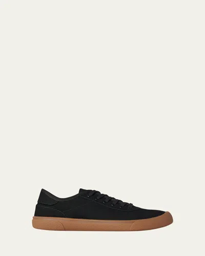 The Row Canvas Low-top Trainers In Black