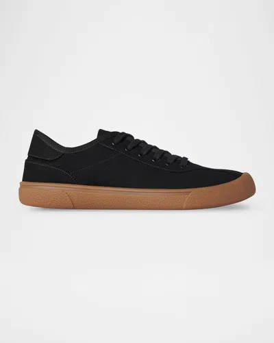 THE ROW CANVAS LOW-TOP SNEAKERS