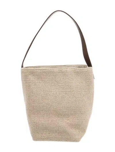 Pre-owned The Row Canvas Medium Park Tote In Neutral