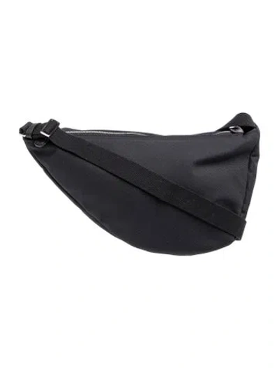 Pre-owned The Row Canvas Messenger Bag In Black