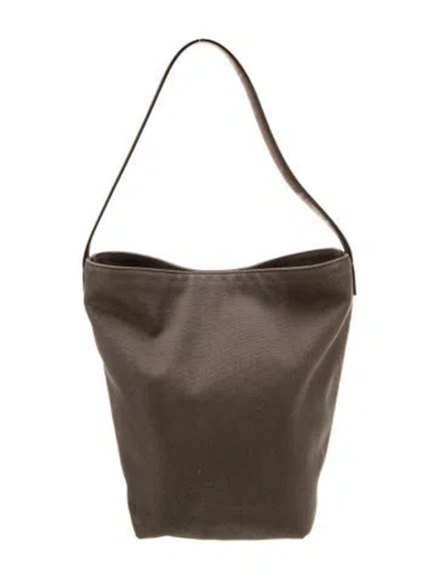 Pre-owned The Row Canvas N/s Park Small In Neutral