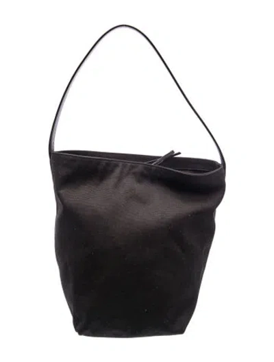 Pre-owned The Row Canvas N/s Park Tote Medium In Black