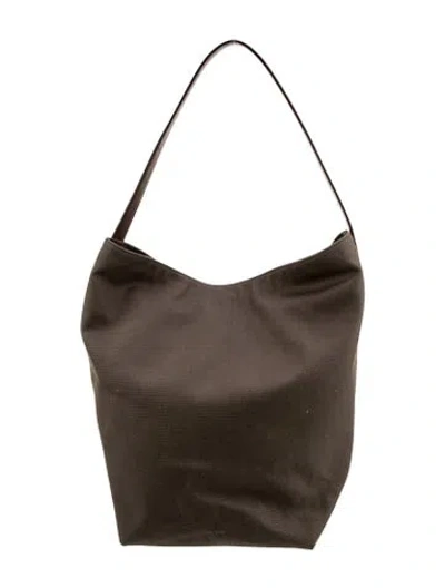 Pre-owned The Row Canvas Park Large In Brown