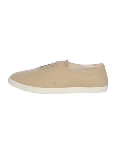 Pre-owned The Row Canvas Sneakers In Neutral
