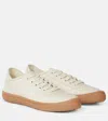 The Row Cotton Canvas Sneakers In White