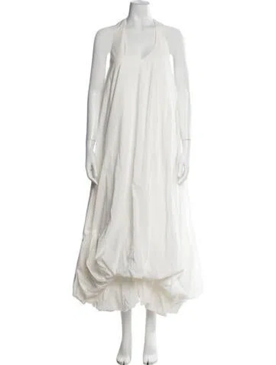 Pre-owned The Row Capi Long Dress In White