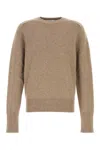 The Row Cappuccino Wool Mansell Sweater In Sesamemelange