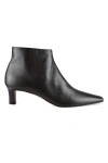 The Row Black Carla 45 Ankle Boots In Leather In Black