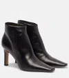 The Row Ankle Boots With Kitten Heel And Pointed Toe In Black