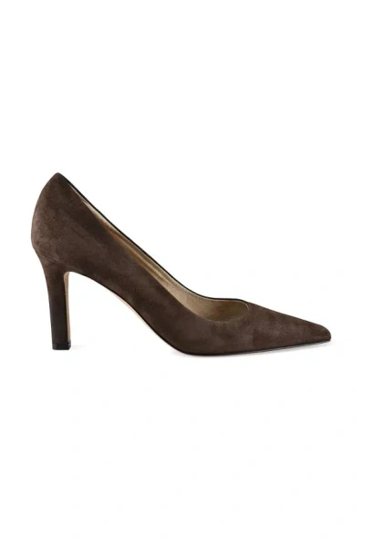 The Row Carla 80 Pumps In Brown