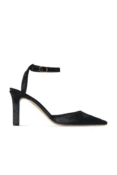 The Row Carla Ankle Strap 80 In Black