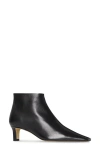 The Row Carla Kitten Heel Bootie In Black