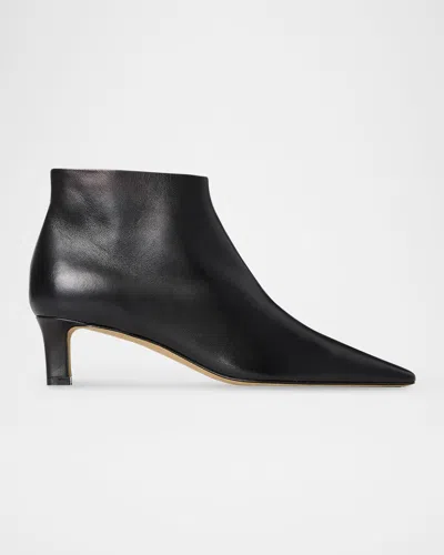 THE ROW CARLA NAPPA LEATHER BOOTIES