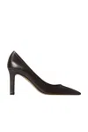 The Row Carla Leather Pumps In Brown