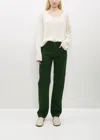 The Row Dan Wide-leg Denim Pants In Pine Green