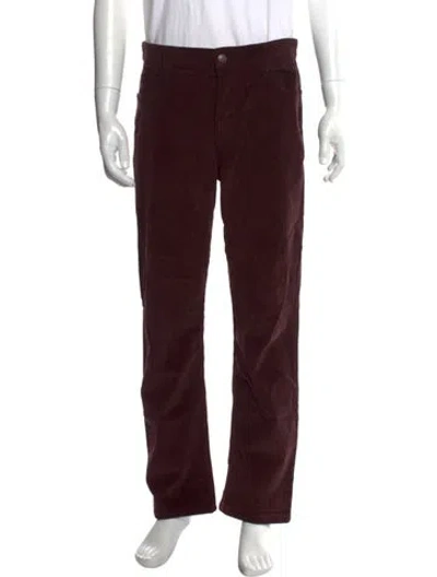 Pre-owned The Row Carlisle Corduroy Pants In Burgundy