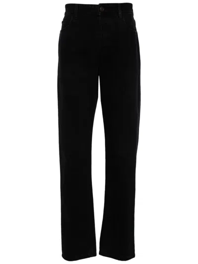 The Row Carlisle Cotton Denim Jeans In Black