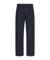 The Row Low-rise Wide-leg Jeans In Black