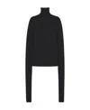 The Row Carlus Turtleneck Wool Sweater In Black
