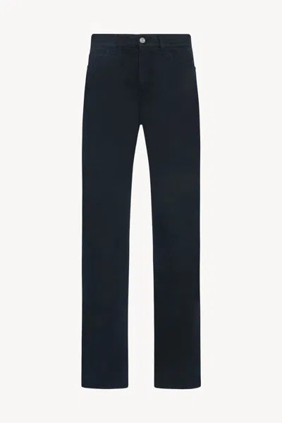 The Row Carlyl Black Pants In Blue