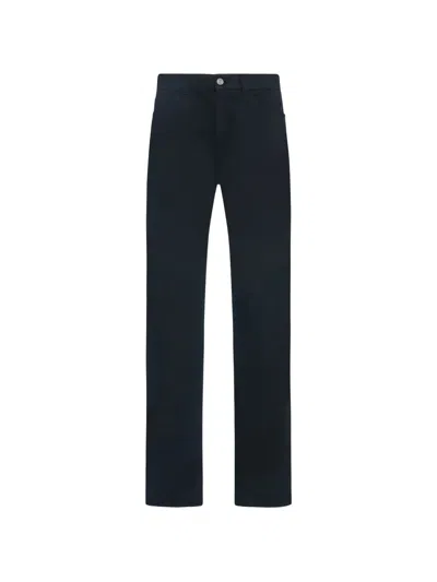 The Row Carlyl Black Pants In Blue