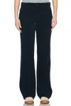 The Row Carlyl Cotton-corduroy Straight-leg Pants In Blue