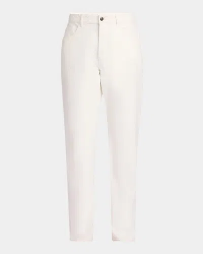 The Row Carlyl Skinny Leg Pants In White