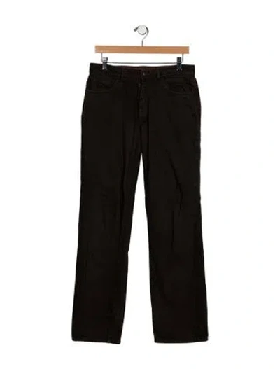 Pre-owned The Row Carlyl Wide Leg Jeans In Gray