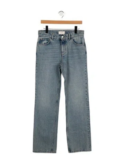 Pre-owned The Row Carlyle Jean Straight Leg Jeans In Blue