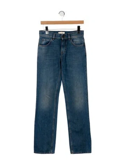 Pre-owned The Row 'carlyle' Straight Leg Jeans In Blue