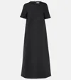 The Row Row Maxi Gress Robi Black In Black