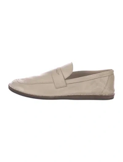 Pre-owned The Row Cary Interlocking Cc Logo Interlocking Cc Logo Loafers In Neutrals