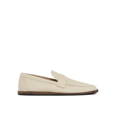 THE ROW CARY LEATHER LOAFERS