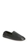 The Row Nappa Leather Casa Ballerinas Elasticated Back In Black