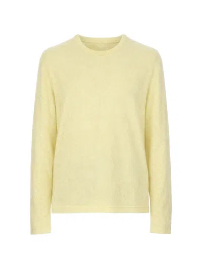 The Row Casas Cashmere Sweater In Yellow