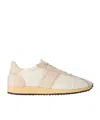 The Row Moveo Fray Detail Sneaker In Neutral