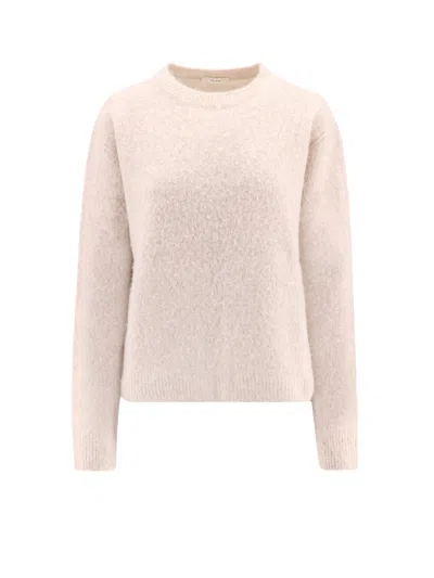 The Row Gouli Cashmere And Silk Sweater In Beige