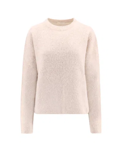 The Row Gouli Cashmere And Silk Sweater In Beige
