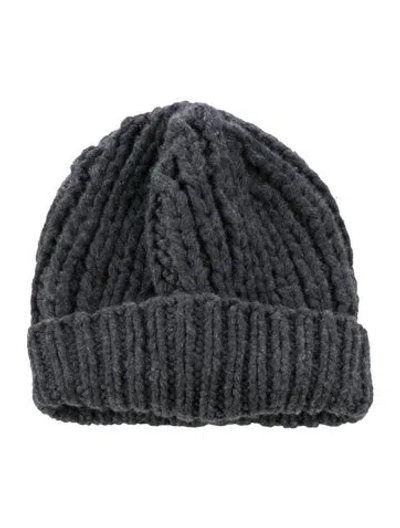 Pre-owned The Row Cashmere Beanie In Grey
