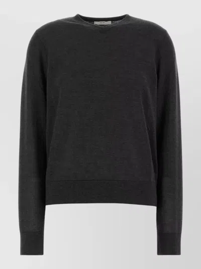 The Row Cashmere Blend Ondre Crew Neck Sweater In Gray