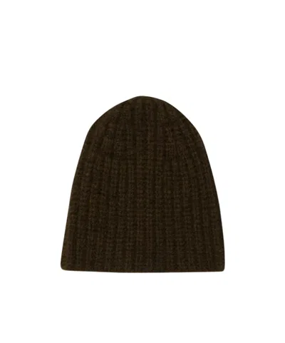 The Row Cashmere Cap In Black